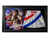 Frank Bruno Signed Replica Shorts With Lights Display