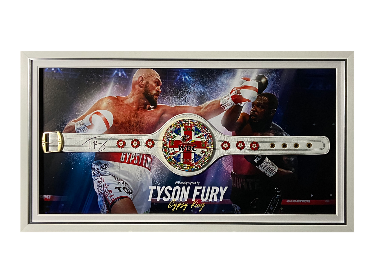 Tyson Fury Signed Replica WBC Belt