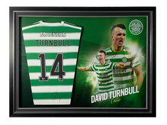 David Turnbull Signed Replica Shirt - Picture Board + Style with LED Lights