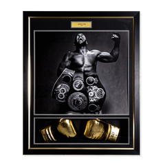 Anthony Joshua Replica Gloves Display