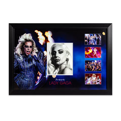 Lady Gaga Signed Picture Display