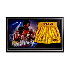 Tommy Hearns Replica Shorts Display