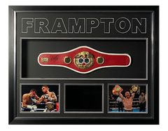 Carl Frampton Signed Replica Mini Belt - Picture Board Display with LED lights and TV display