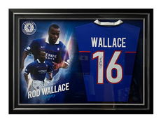 Rod Wallace - Signed Replica Rangers Shirt