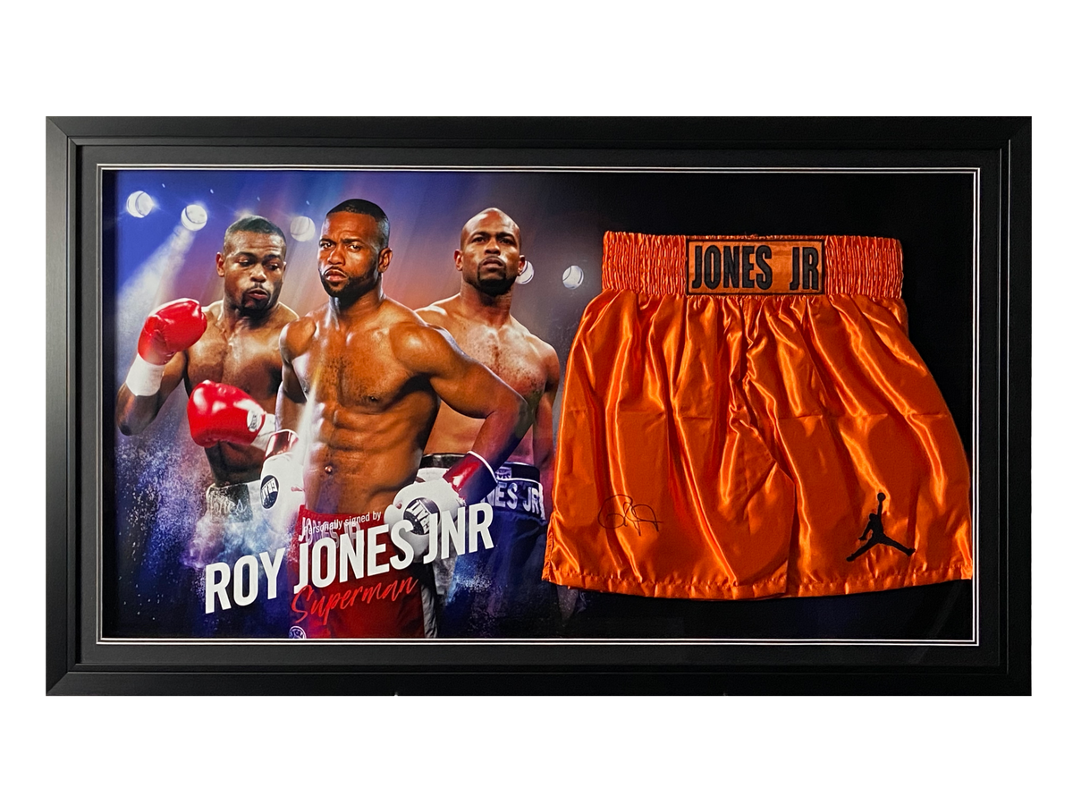 Roy Jones Jnr Signed Replica Shorts