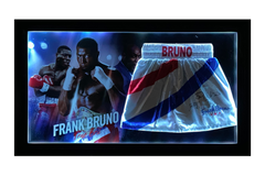 Frank Bruno Signed Replica Shorts With Lights Display